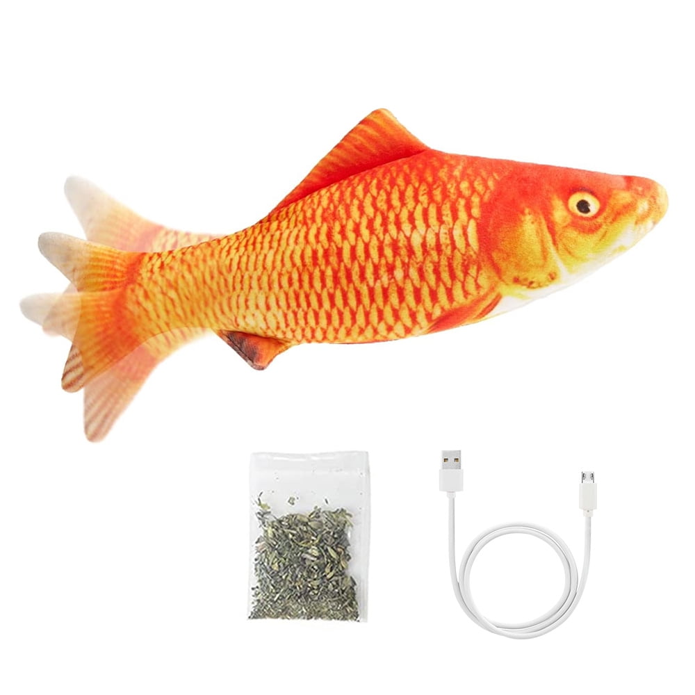 2 Pack Floppy Fish Cat Toys, Cat Toys Flopping Fish, Moving Kitten Kicker, Floppy Wiggle Carp For Small Dogs, Soft And Durable, Interactive Kitten Kicker For Indoor For All Breeds