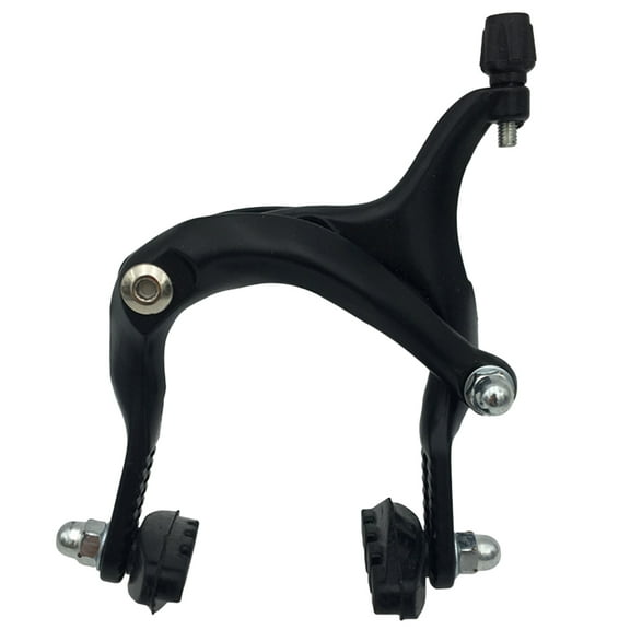 WSTEER Bike Brake Clamp 61-79mm Aluminum Alloy Long Arm C Clamp Rear Brakes Clip (Black)