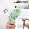 thumbnail image 5 of Portable Handheld Fan USB Charging Compact Mini Fan with 3 Speed Settings 500 mAh Battery 35 dB Noise Level 15 cm Size, 5 of 5