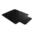 thumbnail image 1 of 45" x 53" PVC Lipped Chair Mat in Black, 1 of 7