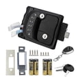 thumbnail image 2 of RV Keyless Entry Door Lock Latch Hatch Caravan Motor Home Car Drawer Handle with Deadbolt Integrated Keypad Fob, 2 of 7