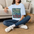 thumbnail image 4 of All Things Are Possible T-shirt, Light Blue, Unisex, S, 4 of 5
