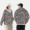 thumbnail image 5 of Haiem Hedgehogs and Flowers1 UPF 50+ Fishing Shirts for Men Long Sleeve UV Sun Protection Hoodie Non-Mask Outdoor Hiking Shirts, 5 of 8