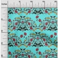 thumbnail image 1 of oneOone Viscose Chiffon Fabric Leaves & Floral Block Decor Fabric Printed BTY 42 Inch Wide, 1 of 4