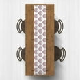 thumbnail image 2 of Creative Products Mini Heart Pattern Burgundy 16x90 Poly Twill Table Runner, 2 of 3