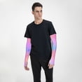 thumbnail image 4 of Kdxio Colorful Glitters Print UV Sun Protection Arm Sleeves - Tattoo Cover Up - Basketball Arm Sleeve UPF 50 Cooling for Men Women, 4 of 7