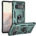 thumbnail image 2 of Compatible with Google Pixel 6 Pro Case Built-in 360 Ring Holder Kickstand, Extreme Protection Military Armor Magnetic Car Dual Layer Protective Heavy Duty Phone Cover For Google Pixel 6 Pro,Darkgreen, 2 of 8