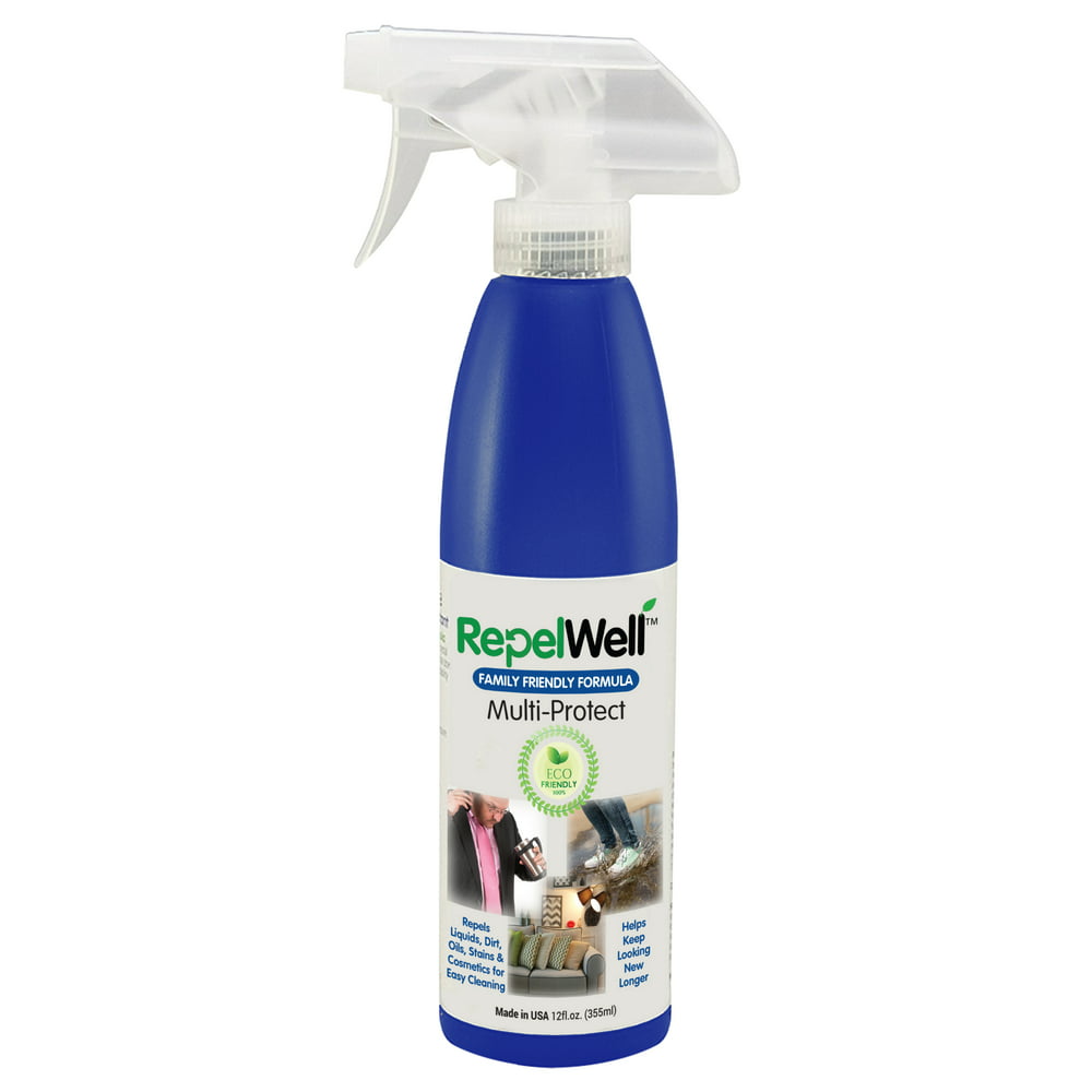 RepelWell MultiProtect Stain & Water Repellent (12oz) EcoFriendly, PetSafe Spray Keeps Your