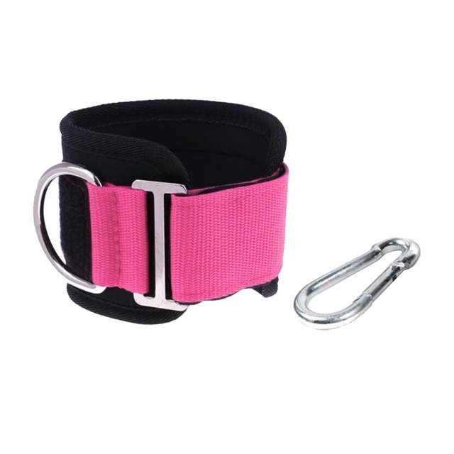 The Strap for Cable Machines and Resistance Bands Attachment for Workouts - Kickbacks, Leg Extensions, Hip Abductors, Pink