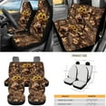 thumbnail image 3 of Yuyamidu Highland Cow Car Seat Covers Full Set 15 Camo Hunting Auto Steering Wheel Cover Seatbelt Shoulder Pad Coasters Sunflower Garbage Bin Rear View Mirror Cover Keychain Air Vent Storage Pouch, 3 of 7
