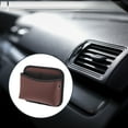 thumbnail image 2 of Unique Bargains Car Trash Can Hanging Front Rear Seat Faux Leather Trash Bin 1 Pcs Red, 2 of 6