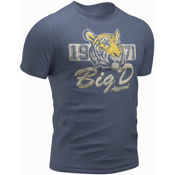 Detroit 1971 Tiger T-Shirt, Detroit T-Shirts-S M L XL XXL