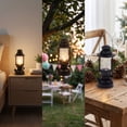 thumbnail image 5 of Mini Vintage LED Lantern Ornaments, Retro Small Oil Lamp Hanging Night Light for Halloween Christmas Table Decor, 5 of 7