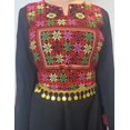 thumbnail image 1 of Jamila Colorful Tatreez Embroidered Palestinian Thobe Dress, 1 of 1