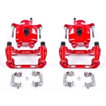 Power Stop S2580A Red Powder-Coated Performance Calipers -Front