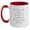 White/Red, variant on Gifts from Family, Unique School Bus Driver Gifts for Men, Officially The World's 'Coolest' School Bus Driver Two Tone Coffee Mug