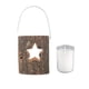 thumbnail image 1 of Bearachild Candelabro en forma de corazón, decoración, soporte para velas, de madera, para tazas, elegantes y decorativos para dormitorios, Decoración del hogar Cinco estrellas +Vela, 1 of 6