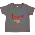 thumbnail image 3 of Inktastic My Nan Loves Me Boys or Girls Toddler T-Shirt, 3 of 5
