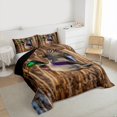 thumbnail image 3 of jejeloiu Rustic Mallard Bedding Comforter Set,Wild Duck Hunting Twin Comforter Sets,Cabin Farmhouse Bedding Set For Boys Kids,Super Cozy Room Decor Reversible,2pcs, 3 of 8