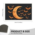 thumbnail image 5 of Halloween Entryway Door Mat 19.7x31.5 Inch - Bats Flying Moon Minimalistic Durable Door Mat Outdoor Entrance Halloween Theme Doormat - for Garden House, 5 of 5