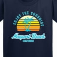 thumbnail image 4 of Inktastic Summer Enjoy the Sunshine Newport Beach Florida in Blue Youth T-Shirt, 4 of 5