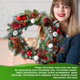 thumbnail image 5 of Ensemble de 37 Pcs de Pics Floraux Artificiels de Noël: Baies Rouges Assorties, Branches de Sapin de Noël, Faux Pin, Tiges de Houx avec Pommes de Pin pour Couronne, Guirlande et Arrangement Floral, 5 of 5