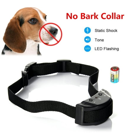 CoastaCloud Dog No Bark Collar for Bark Control 6 Levels Adjustable Sensitivity Control, No Harm Warning Beep and