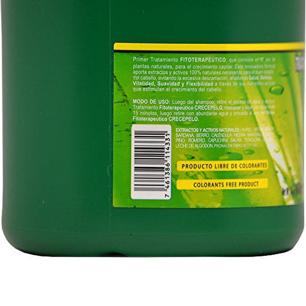 Crece Pelo Tratamiento Fitoterapetico Natural (Natural Phitoterapeutic Treatment) 36oz