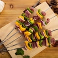 thumbnail image 6 of 15Pcs Bbq Stainless Steel Kebab Skewers & 1Pc Tube Storage Reusable Grill Sticks, 6 of 6