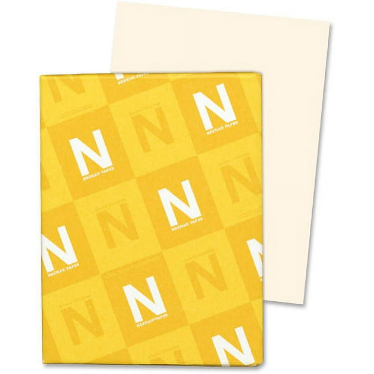Neenah Paper Exact Vellum Bristol Cover Stock, 67 lb, 8.5 x 11, Ivory, 250/Pack