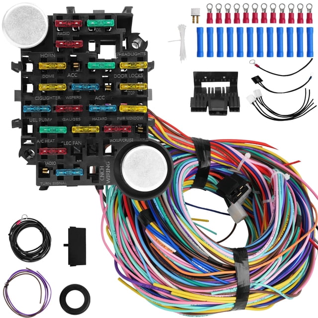 Kit Universal de Arnés de Cableado de 21 Circuitos Saree 13x11x14 cm