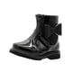 thumbnail image 4 of Botin Para Niña Yuyin® Moño Charol Negro Super Calientitas negro 14, 4 of 8