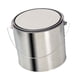 thumbnail image 5 of Lata de pintura,Lata de pintura vacía de hierro con tapa portátil,Cubo de pintura de metal con asa para disolventes,Contenedor para almacenar pintura Mejoras para el hogar,Contenedor 5 litros, 5 of 8