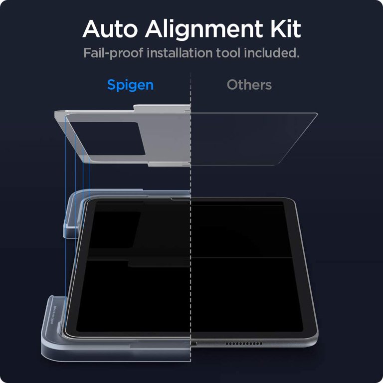 Spigen Glas.tR EZ Fit Tempered Glass Compatible with iPad Pro 11 Inch M2  2022, iPad Pro 11 Inch 2021/2020/2018, iPad Air 5 2022, iPad Air 4 2020