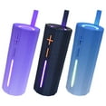 thumbnail image 7 of DeskAKBK Portable Wireless Bluetooth Speaker With LED Colorful Lights Powerful Bass FM Radio 360 - Degree Surround Sound 15 - Meter Range For Home And Outdoor Use,Fathers Day Gifts, 7 of 7