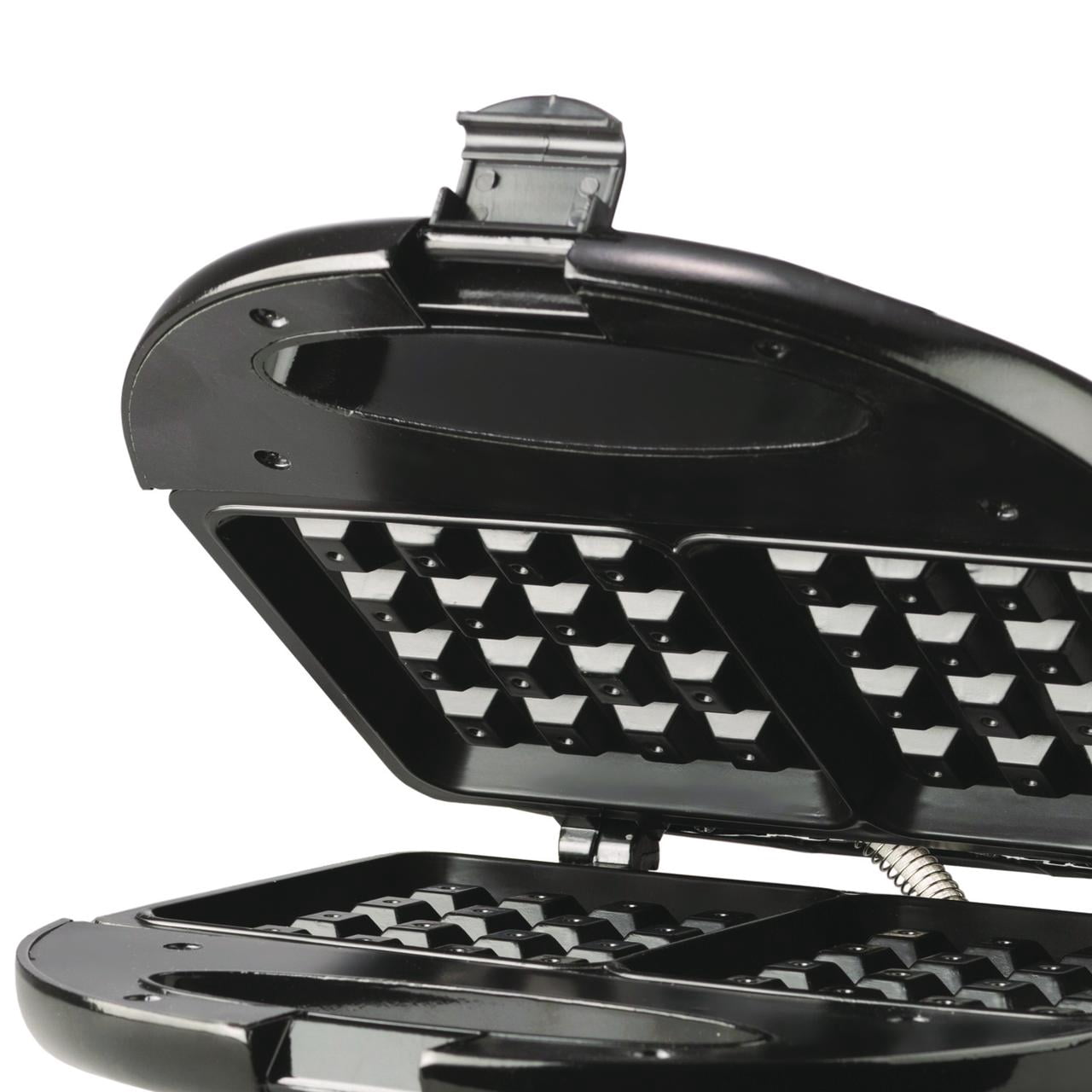 Brentwood Nonstick Dual Waffle Maker (Black), TS-243