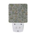 thumbnail image 5 of Yayeee LED Plug in Night Light for The Home with Auto Dusk to Dawn Light Sensors, 2 Pack, Watercolor Animals Pattern, 5 of 6
