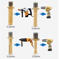 thumbnail image 4 of Firewood Drill Bit Set With 4 Handles 32mm Detachable Fire Wood Splitter Drill Bit Tool Wood Splitting Drill Bit Cones Wood Log Splitter Drill Bit For El, 4 of 6