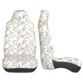 thumbnail image 3 of Sikiie Floral Car Seat Protector 2 Pack Car Seat Cushion Mat, Car Seat Covers for SUV, Truck, Van, 3 of 7