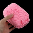 thumbnail image 3 of Festival Gift Handmade Scarf Sweater Hat Knitting Yarn String Pink 100g 2pcs, 3 of 3