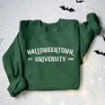 thumbnail image 2 of Women's Halloween Stand Alone Letter Print Hoodie Long Sleeve Pullover Casual Crewneck Sweatshirt Fall Fashion Top, 2 of 3