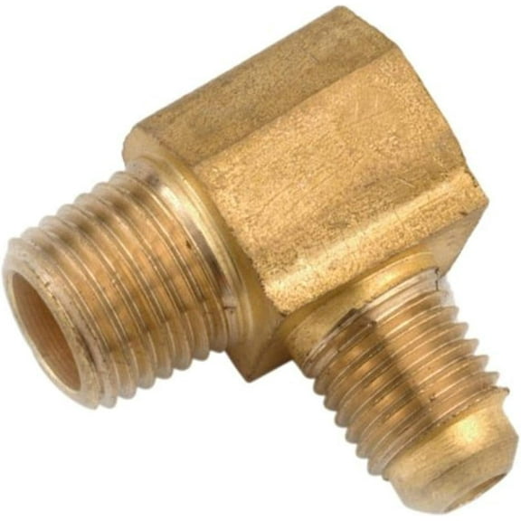 Anderson Metals 754049-0806 1/2-Inch by 3/8-Inch Low Lead Flare Elbow, Brass