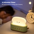 thumbnail image 2 of Mini Night Lights Toaster Lamp for Kids Cute Room Decor, 2 of 8