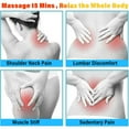 thumbnail image 6 of Vibration Massage Mat with Heat 10 Vibration Motors Back Massager Pad Massage Mattress for Back Waist Legs, 6 of 13