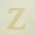 thumbnail image 2 of Package of 1, 6 Inch X 1/2" Thickness Baltic Birch Wood Letter Z in The Times New Roman Font, Thick, Upper Case for Art & Craft Project, Made in USA, 2 of 4