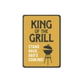 thumbnail image 2 of King of the Grill Novelty Sign, Metal Wall Decor - 10x14 inches, 2 of 4