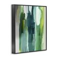 thumbnail image 2 of Stupell Industries Modern Green Asymmetrical Abstract Black Framed Giclee Art, 11 x 14, by Jackie Hanson, 2 of 7