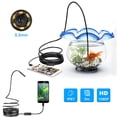 thumbnail image 3 of Endoscope Caméra, USB Endoscope Caméra d'Inspection USB HD Caméra de Serpent Imperméable à l'Eau avec 6 Lumières Led Réglables pour Téléphone Intelligent Android, Windows16,4ft, 3 of 9