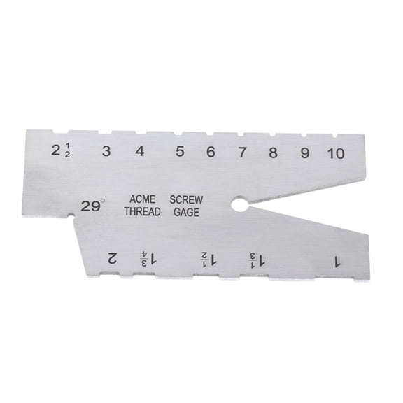 Premium 29 Degree Acme Screw Thread Gauge Gage Grinding Welding Ruler