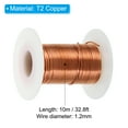 thumbnail image 2 of Unique Bargains Soft Copper Wire, 16Gauge/1.2mm Diameter 10m/32.8ft Spool Pure Copper Wire, 2 of 8